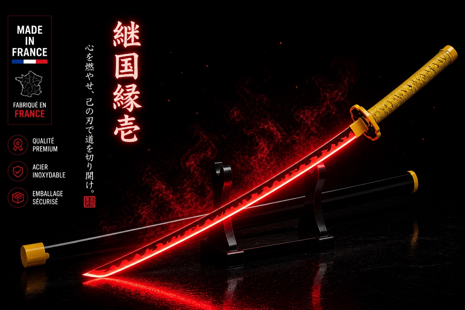 Katana LED & Fumée Demon Slayer