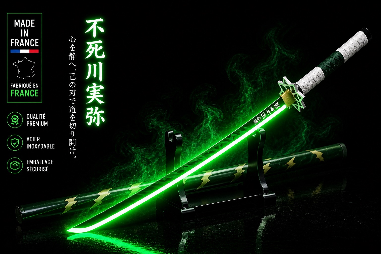 Katana LED & Fumée Demon Slayer