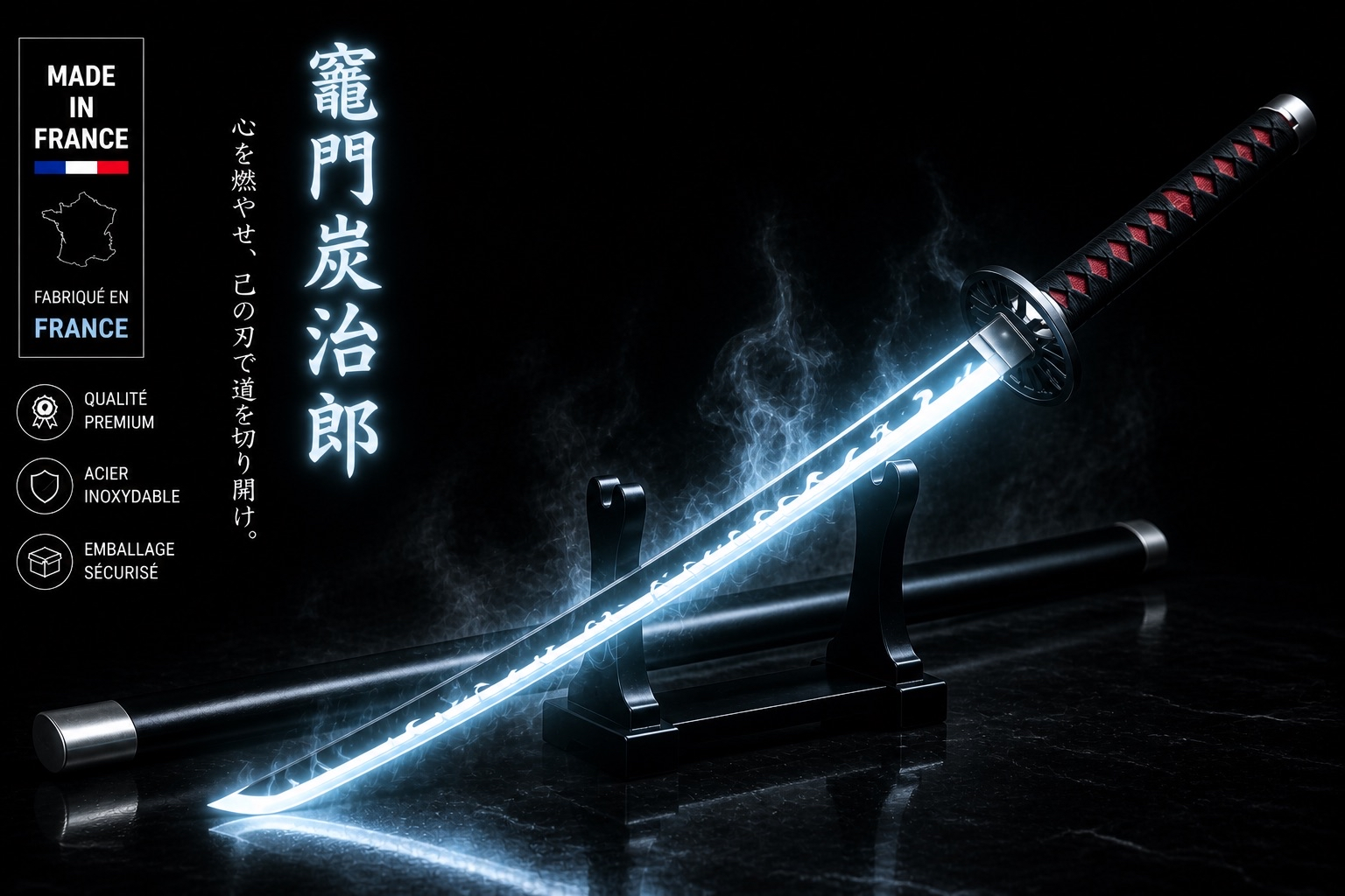 Katana LED & Fumée Demon Slayer